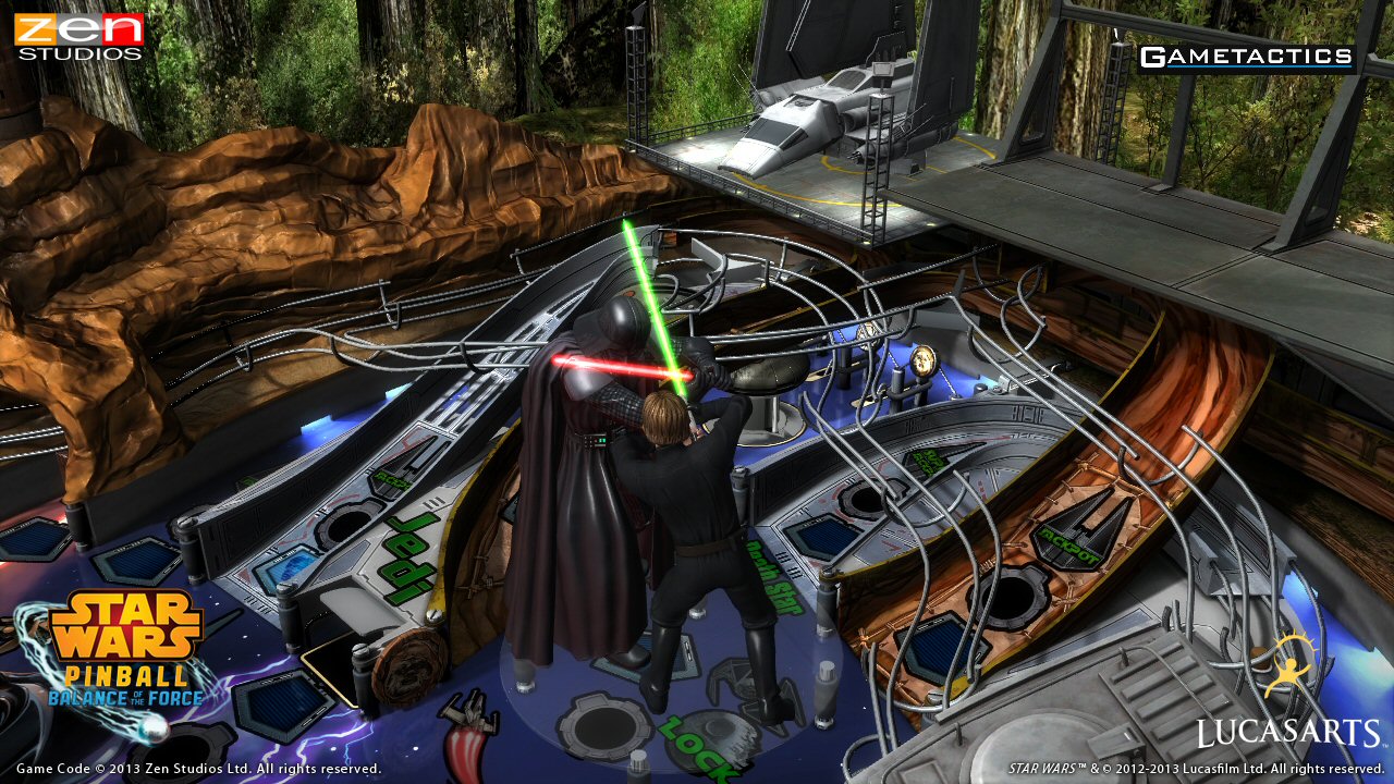 Star Wars Episode VI: The Return of the Jedi Pinball Table Trailer and Screenshots for Star Wars Pinball: Balance of the Force