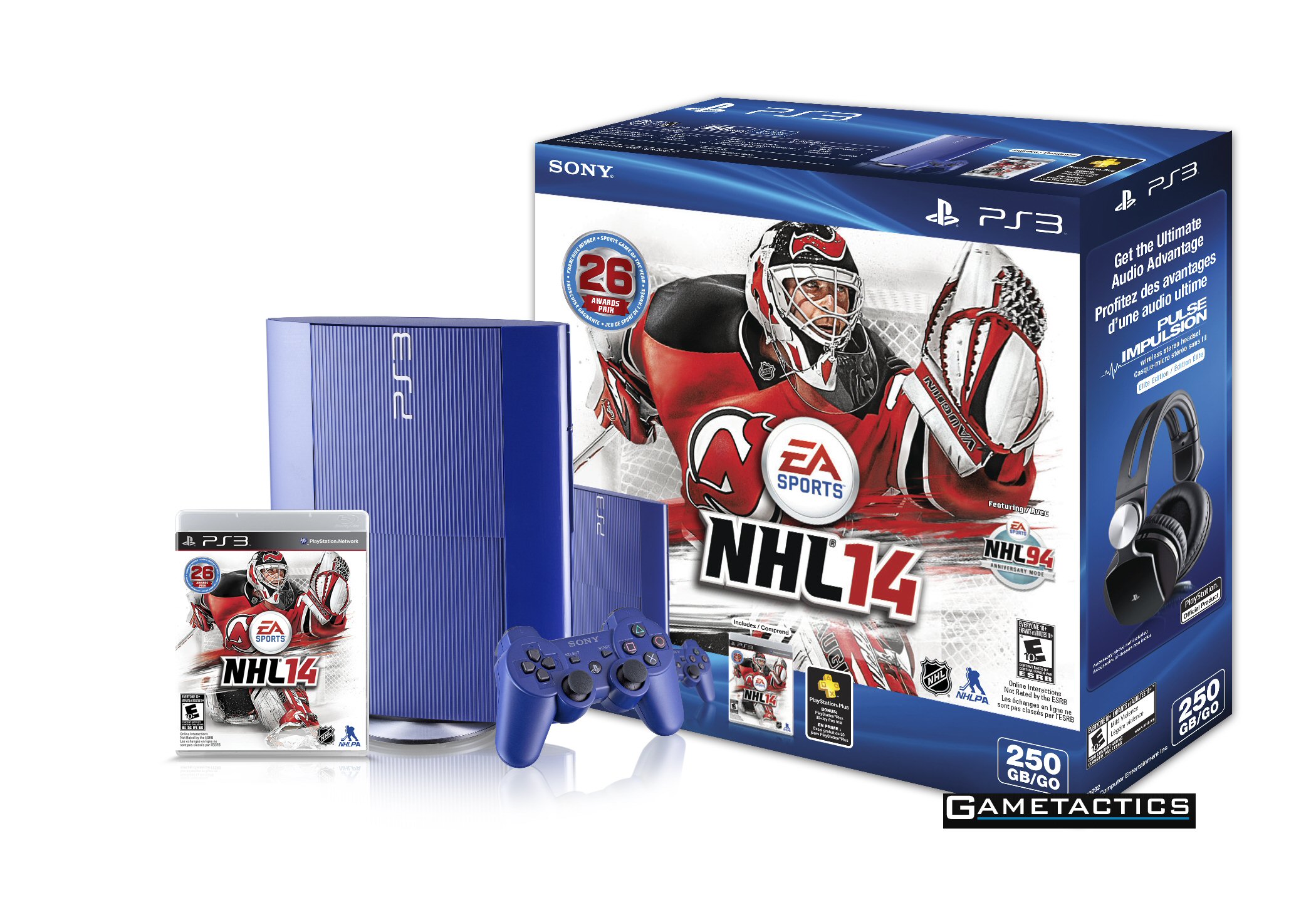 PlayStation to release an “Azurite” blue PS3 console with EASPORTS’ NHL14 game bundle in Canada