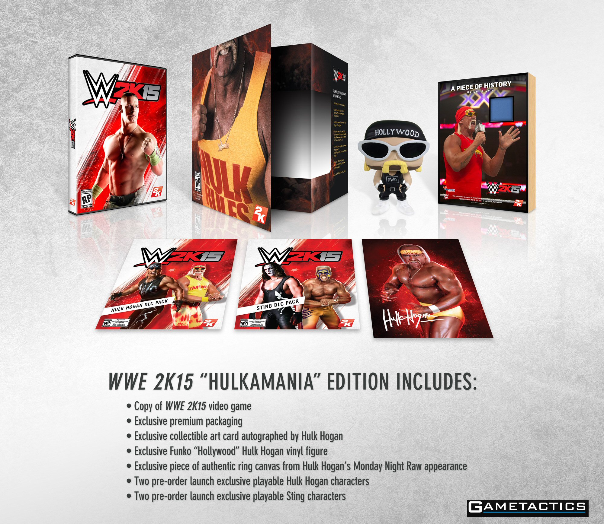 WWE 2K15 Collector’s Edition to Feature WWE Hall of Famer Hulk Hogan